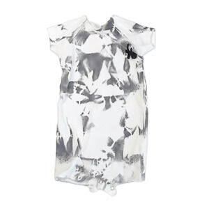 Lil Legs Girls White | Gray Romper size: 9 Months